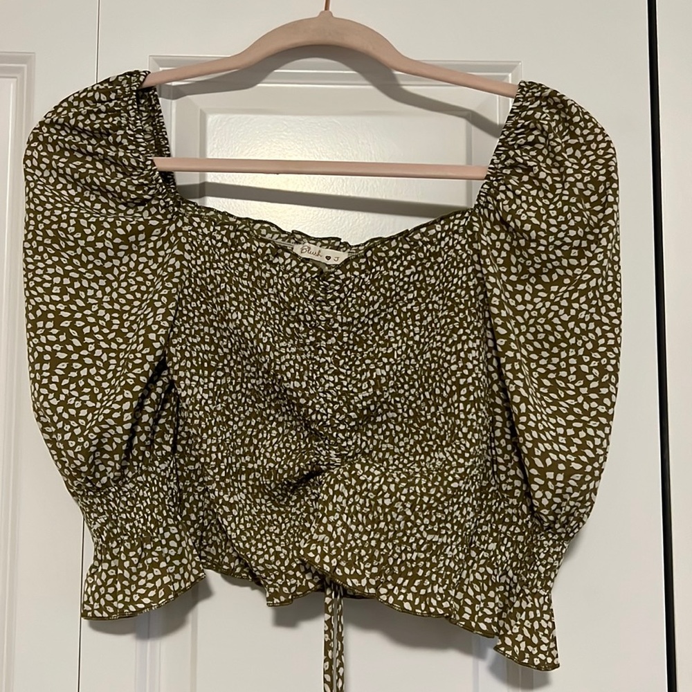 Floral crop top